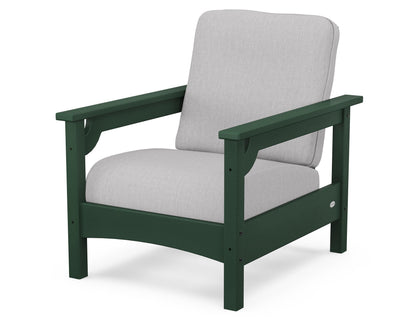 POLYWOOD® Club Chair in Green / Granite