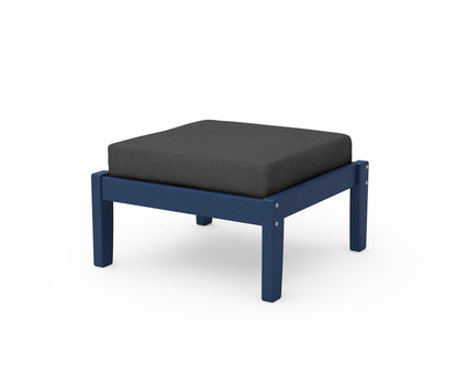 Unbranded Deep Seating Ottoman in Navy / Spectrum Carbon