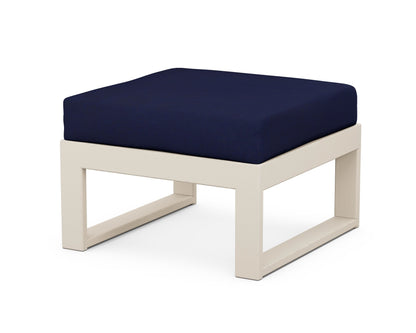 Unbranded Modular Ottoman - Modern in Sand / Navy