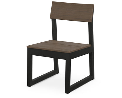 POLYWOOD® EDGE Dining Side Chair in Black / Kona