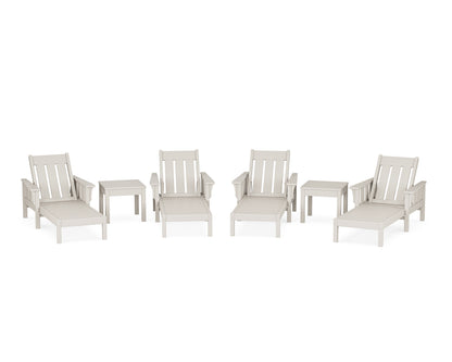 Martha Stewart by POLYWOOD® Acadia 6-Piece Chaise Set in Sand