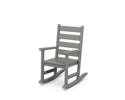 POLYWOOD® Kids Lakeside Rocking Chair in Slate Grey