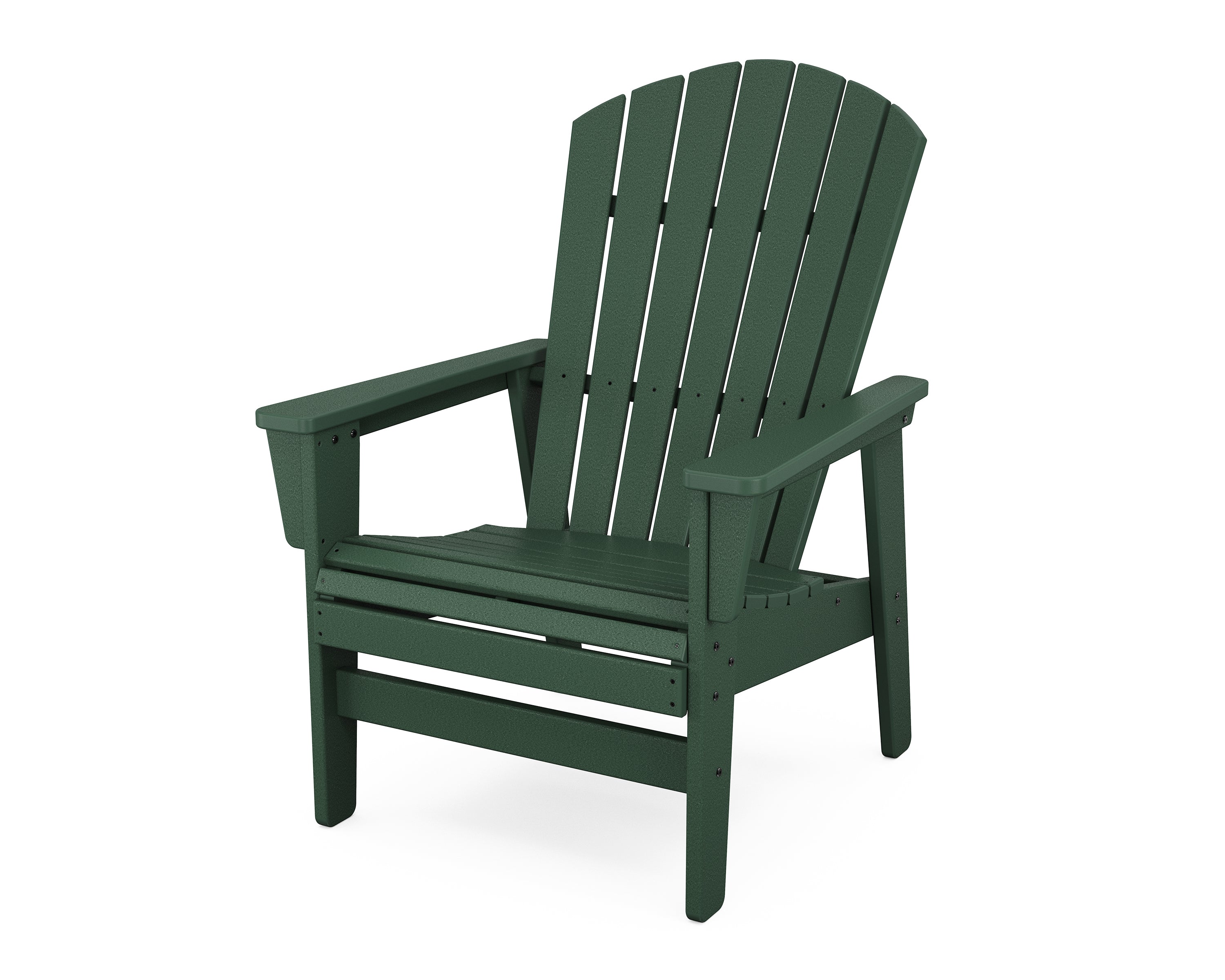 POLYWOOD® Nautical Grand Upright Adirondack Chair in Green