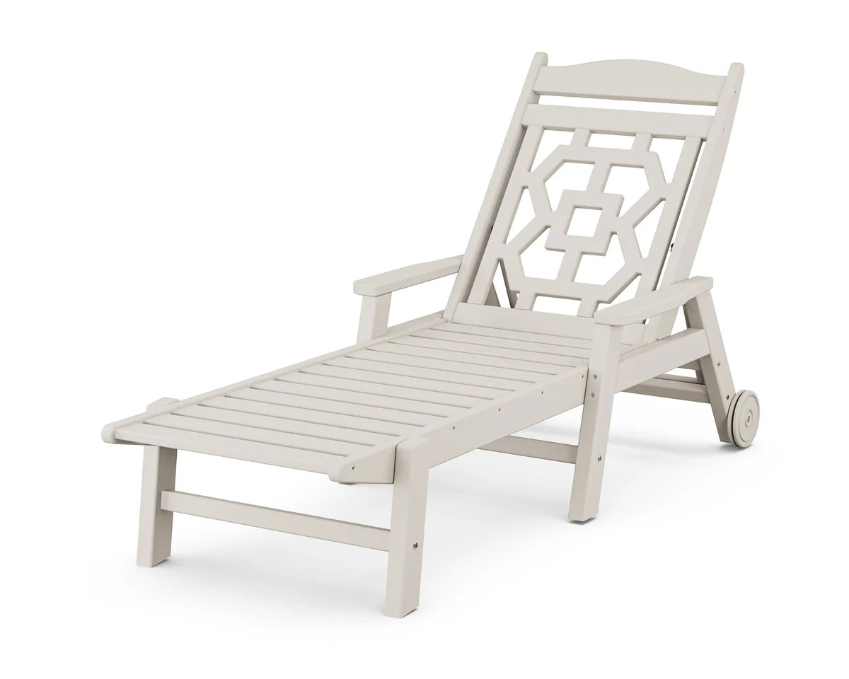 Chinoiserie Chaise Lounge