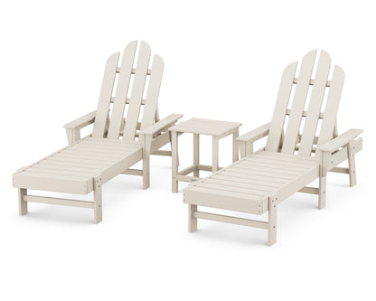 POLYWOOD® Long Island Chaise 3-Piece Set in Sand