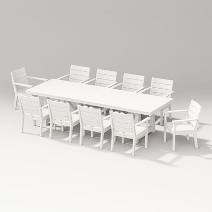 Latitude 11-piece A-frame Table Dining Set