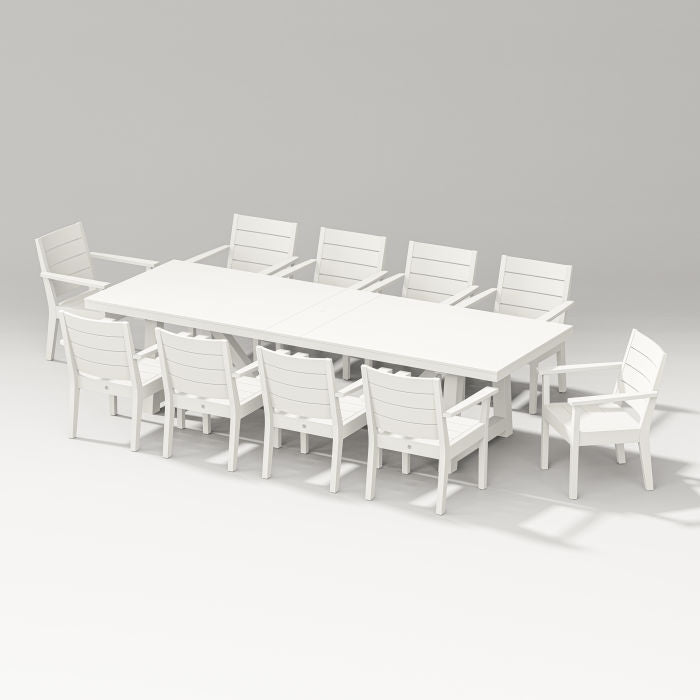 Latitude 11-piece A-frame Table Dining Set