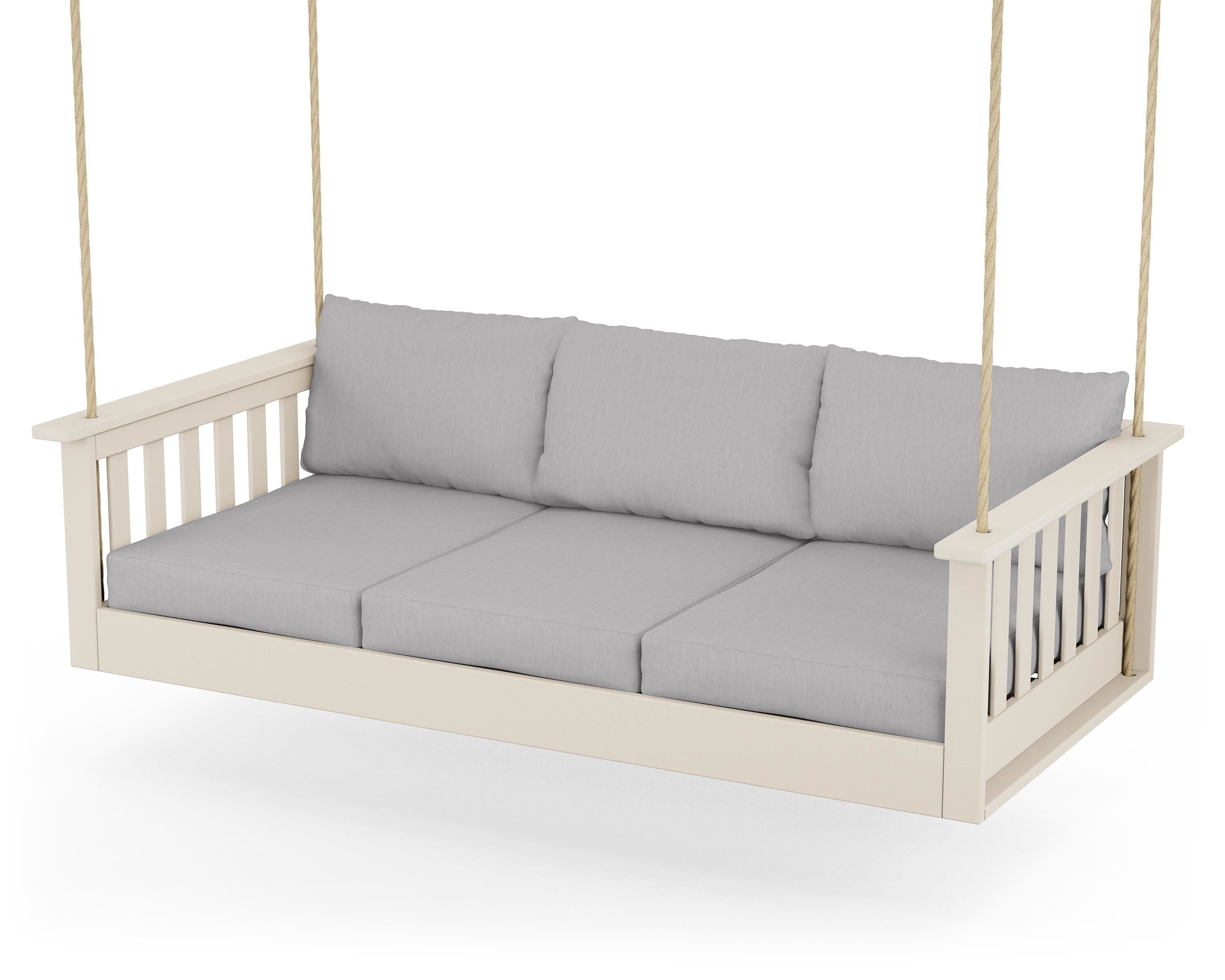 POLYWOOD® Vineyard Daybed Swing in Sand / Granite