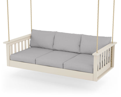 POLYWOOD® Vineyard Daybed Swing in Sand / Granite