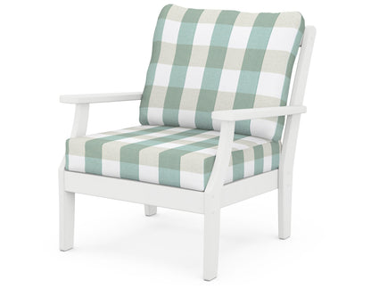 Braxton Deep Seating Chair - White