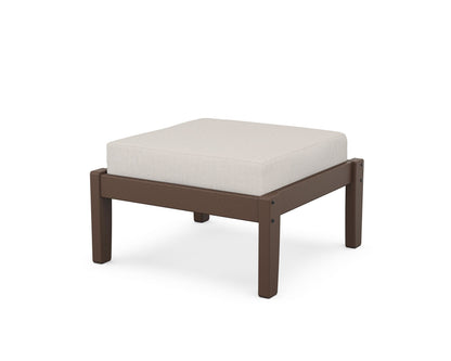Unbranded Deep Seating Ottoman in Mahogany / Cast Ash