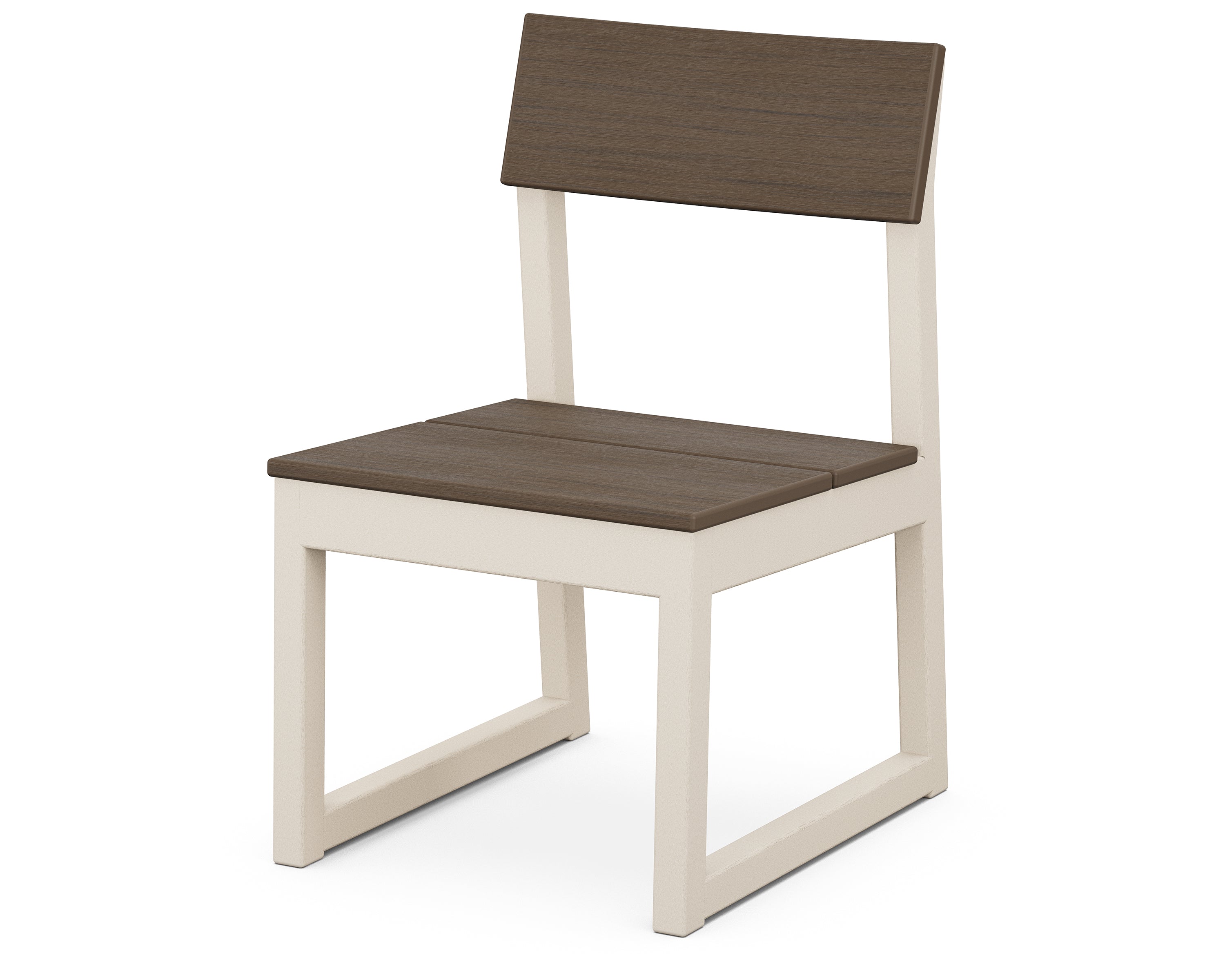 POLYWOOD® EDGE Dining Side Chair in Sand / Kona