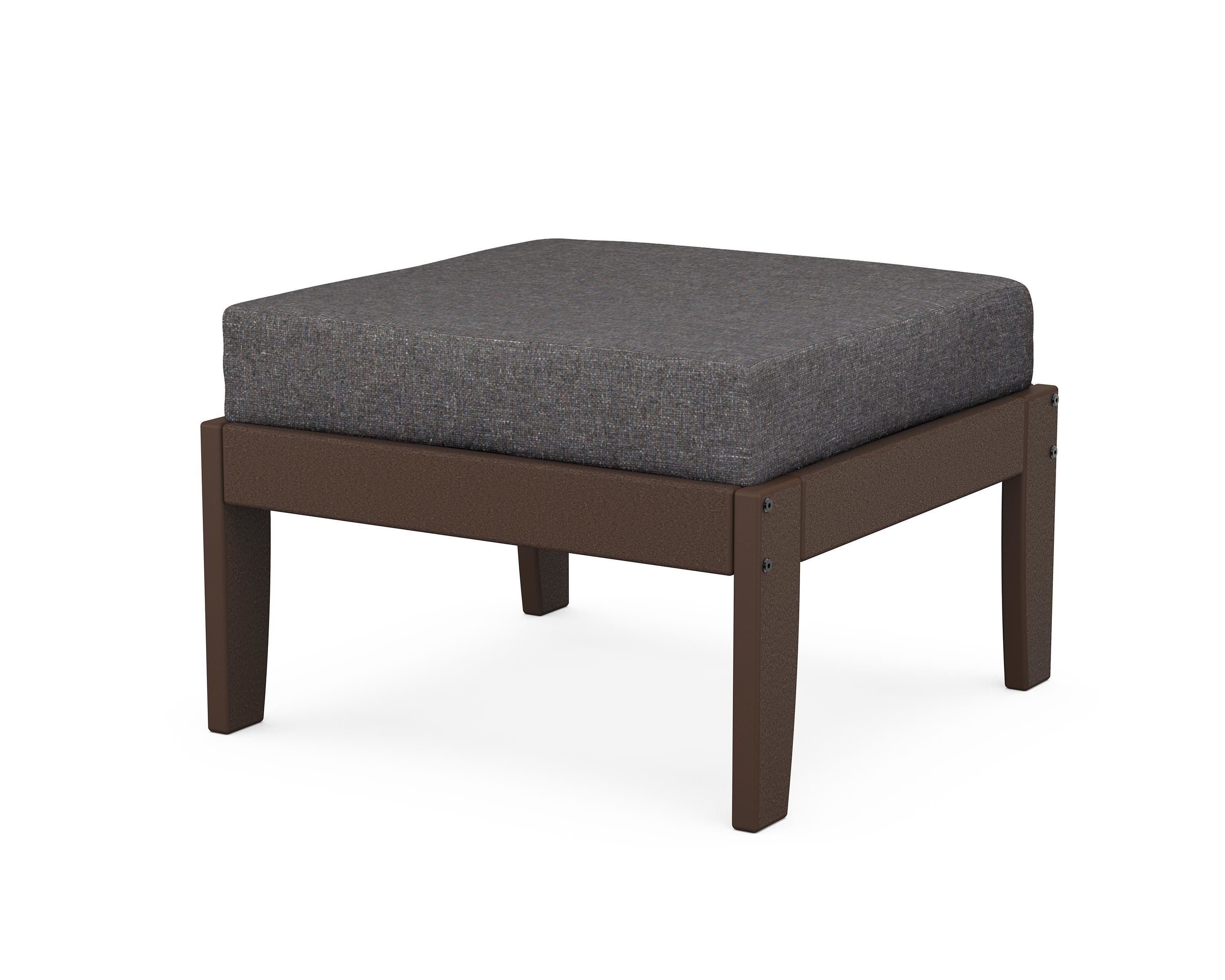 Unbranded Modular Ottoman - Classic in Mahogany / Ash Charcoal