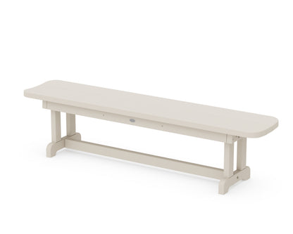 POLYWOOD® Park 72" Harvester Backless Bench in Sand