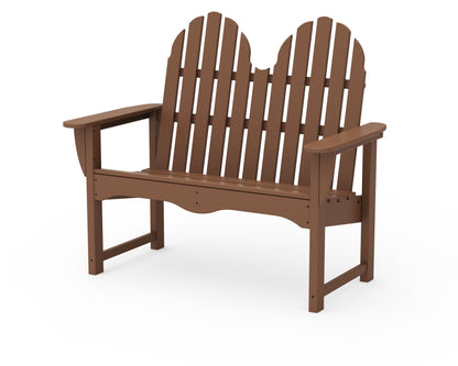 POLYWOOD® Classic Adirondack 48" Bench in Teak