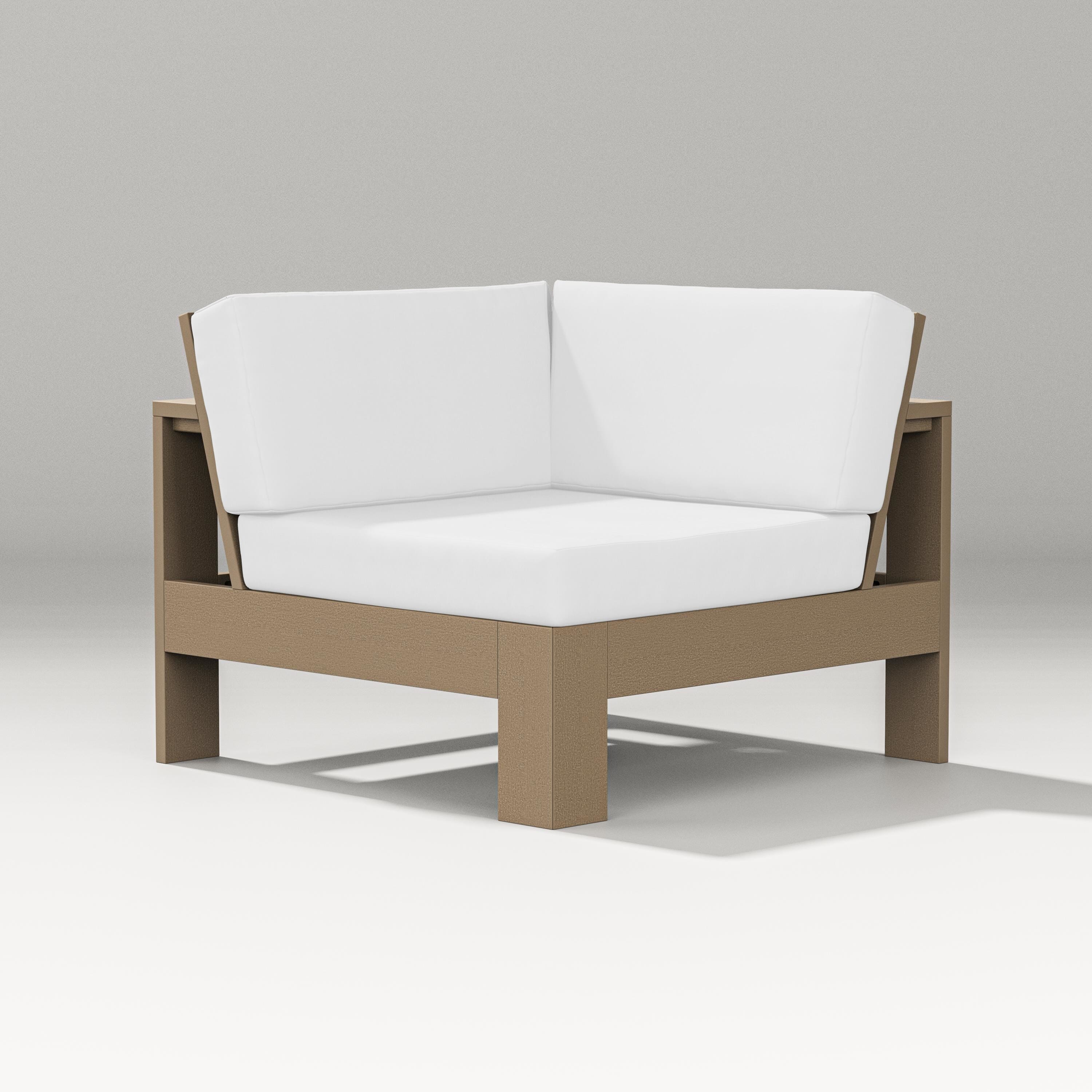PW Designer Series Latitude Modular Corner Chair in Vintage Sahara / Natural