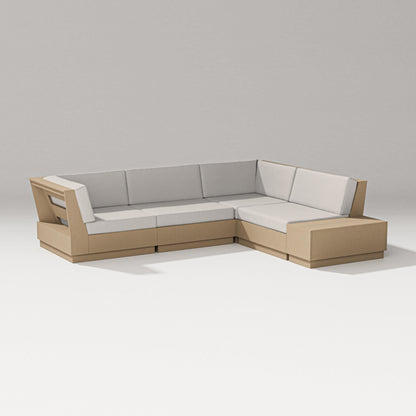 PW Designer Series Elevate Corner Sectional in Vintage Sahara / Cast Ash