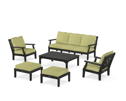 Chinoiserie 6-Piece Lounge Sofa Set
