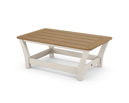 POLYWOOD® Harbour Slat Coffee Table in Sand / Natural
