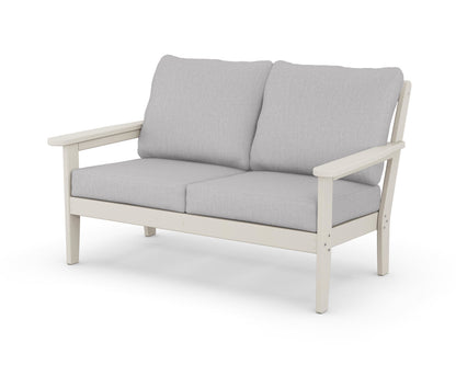 Country Living Cottage Deep Seating Loveseat in Sand / Granite