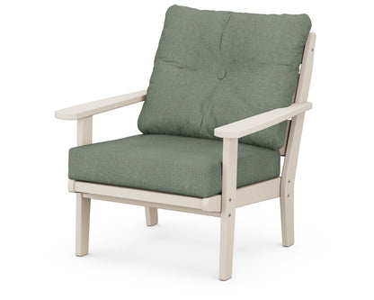POLYWOOD® Lakeside Deep Seating Chair in Sand / Cast Sage