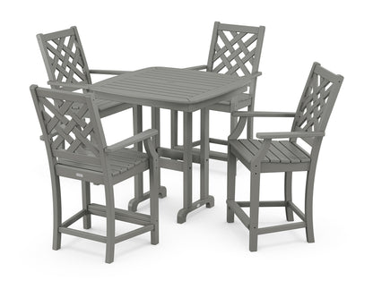 Country Living Wovendale 5-Piece Counter Set in Slate Grey