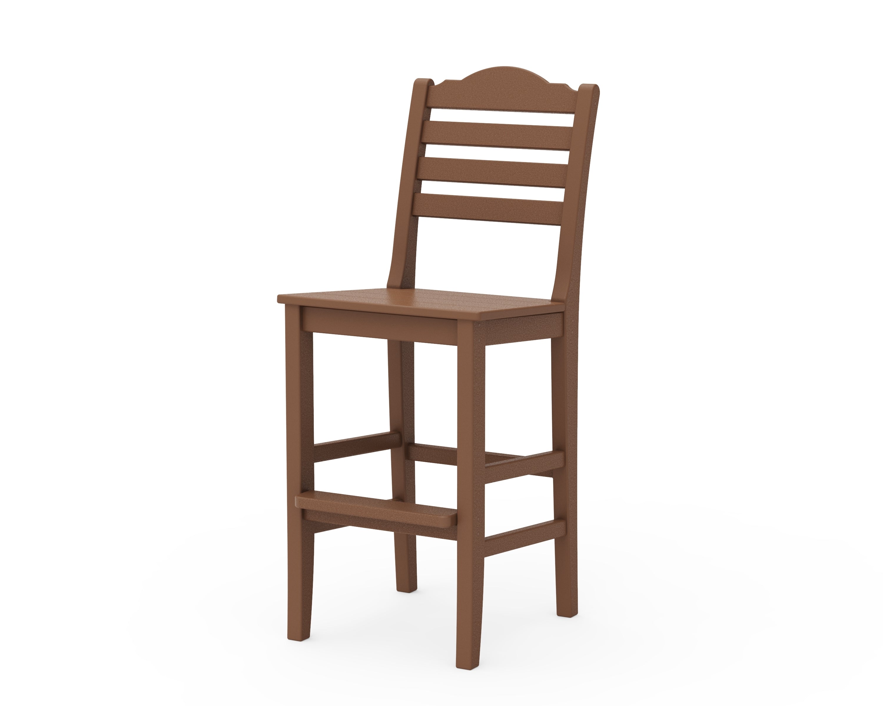 Draper James™ by  POLYWOOD® Savannah Bar Side Chair in Teak