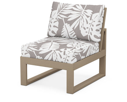 Unbranded Modular Armless Chair in Vintage Sahara / Leaf Grey Mist