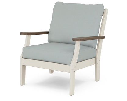 POLYWOOD® Braxton Deep Seating Chair in Sand / Kona / Spa