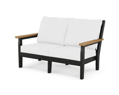 Chippendale Deep Seating Loveseat - Black