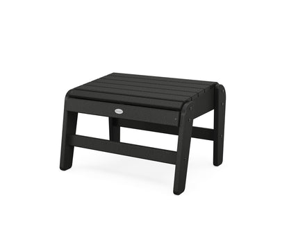 POLYWOOD® Grand Upright Adirondack Ottoman in Black