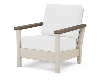 POLYWOOD® Harbour Deep Seating Chair in Sand / Kona / Natural