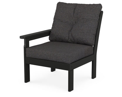 Vineyard Modular Left Arm Chair - Black