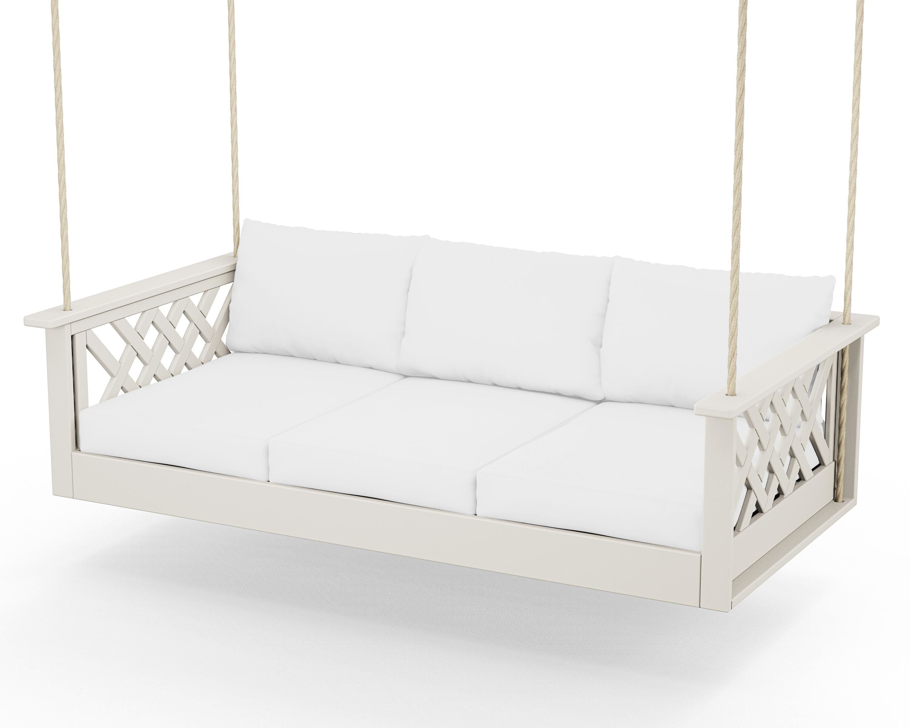 Country Living Wovendale Daybed Swing in Sand / Natural