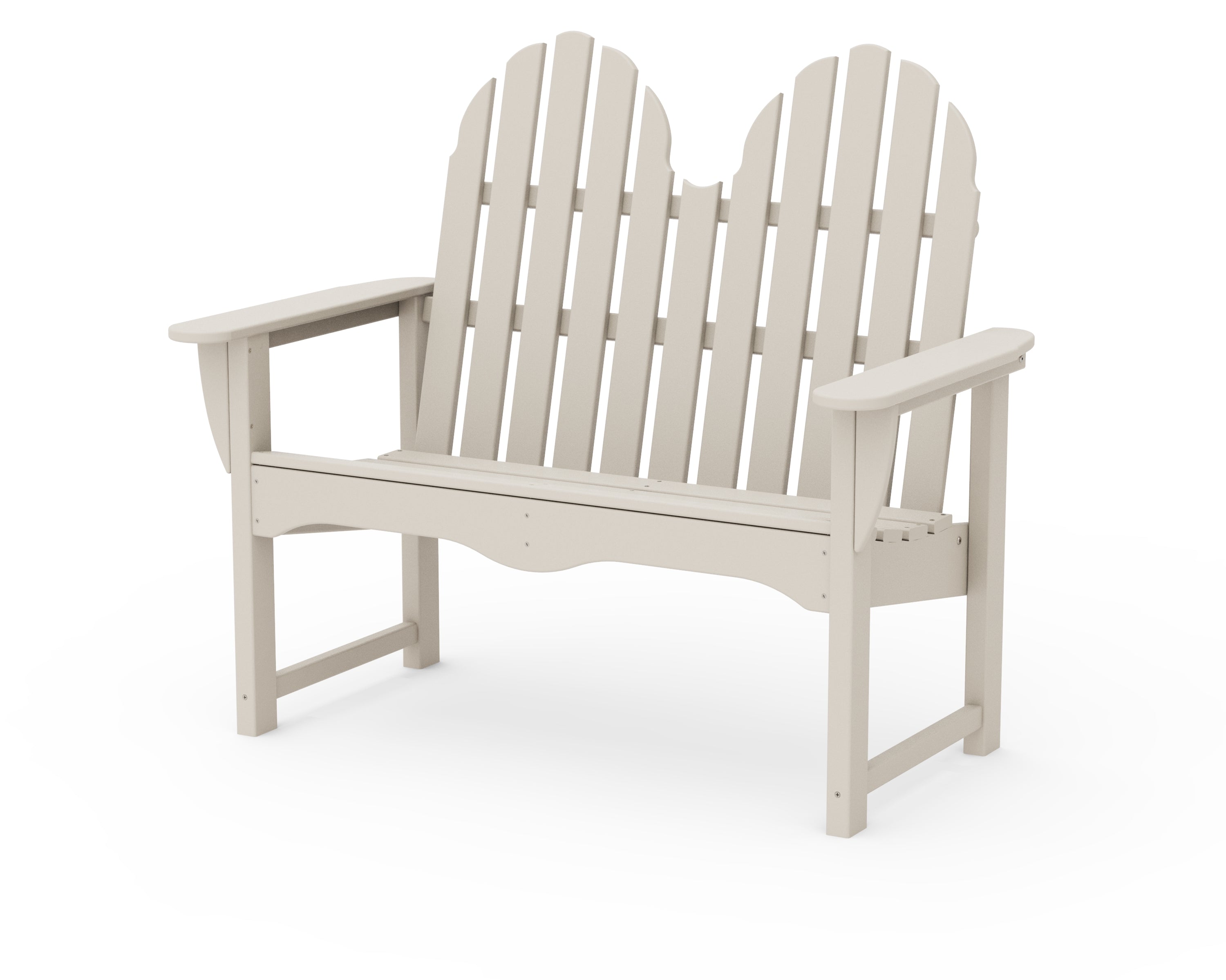 POLYWOOD® Classic Adirondack 48" Bench in Sand