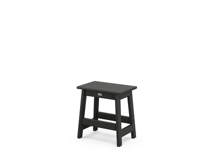 POLYWOOD® Modern Studio Stool in Black