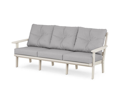 POLYWOOD® Prairie Deep Seating Sofa in Sand / Granite