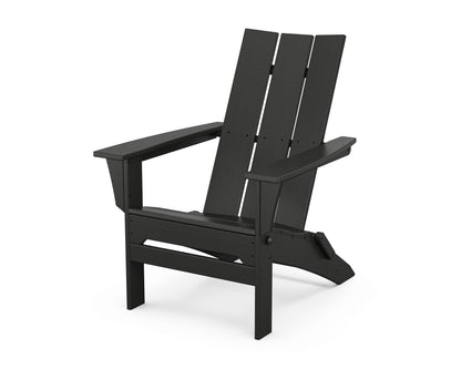 POLYWOOD® Modern Folding Adirondack in Black