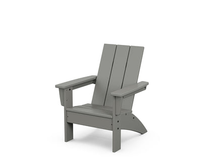 POLYWOOD® Kids Modern Adirondack Chair in Slate Grey
