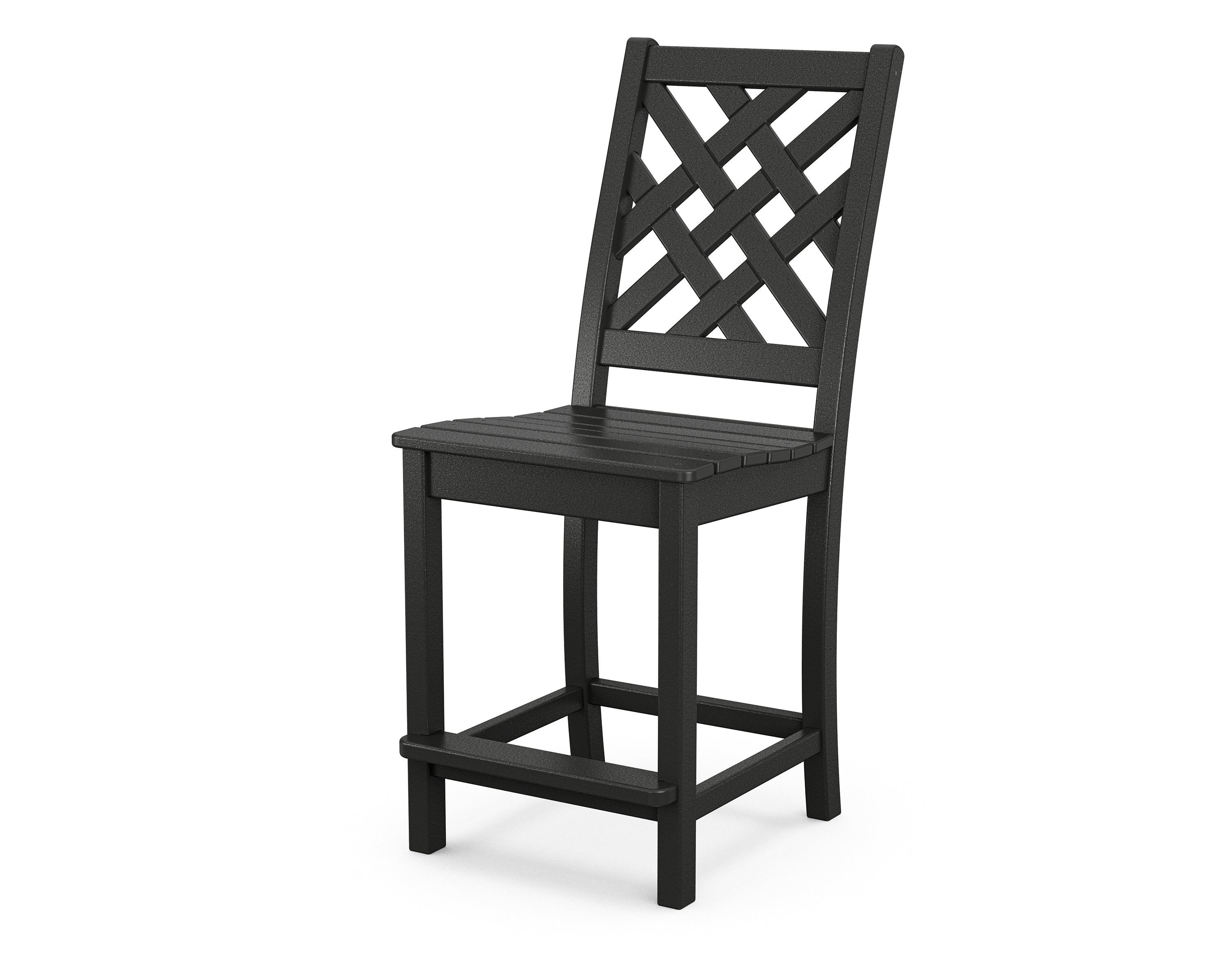 Country Living Wovendale Counter Side Chair in Black