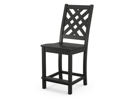 Country Living Wovendale Counter Side Chair in Black
