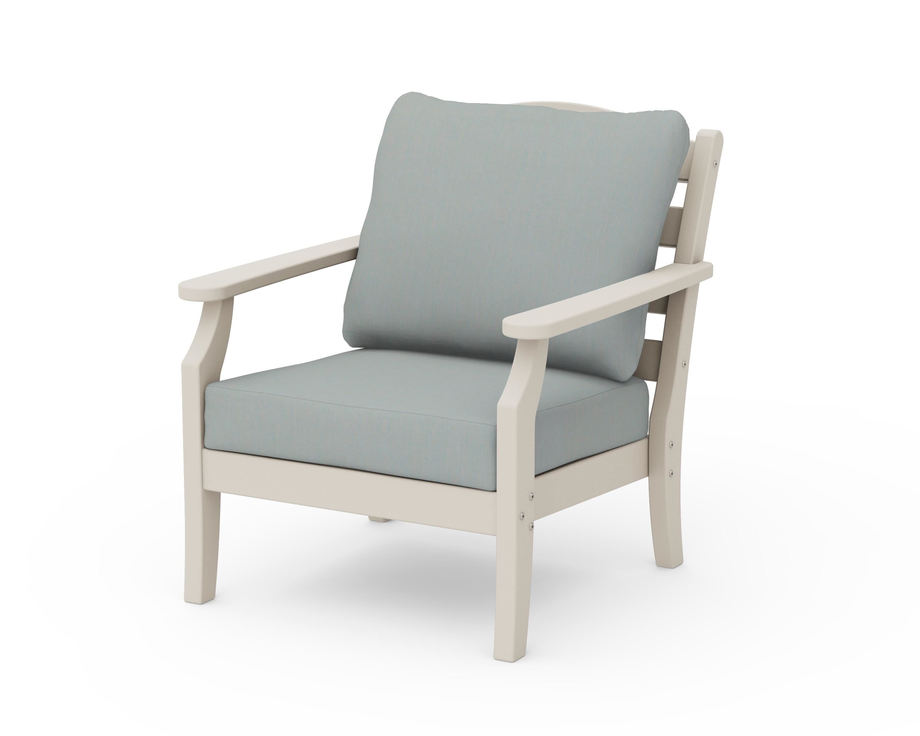 Draper James™ by  POLYWOOD® Savannah Deep Seating Chair in Sand / Spa