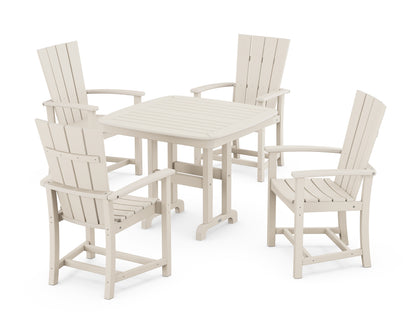 POLYWOOD® Quattro 5-Piece Dining Set in Sand