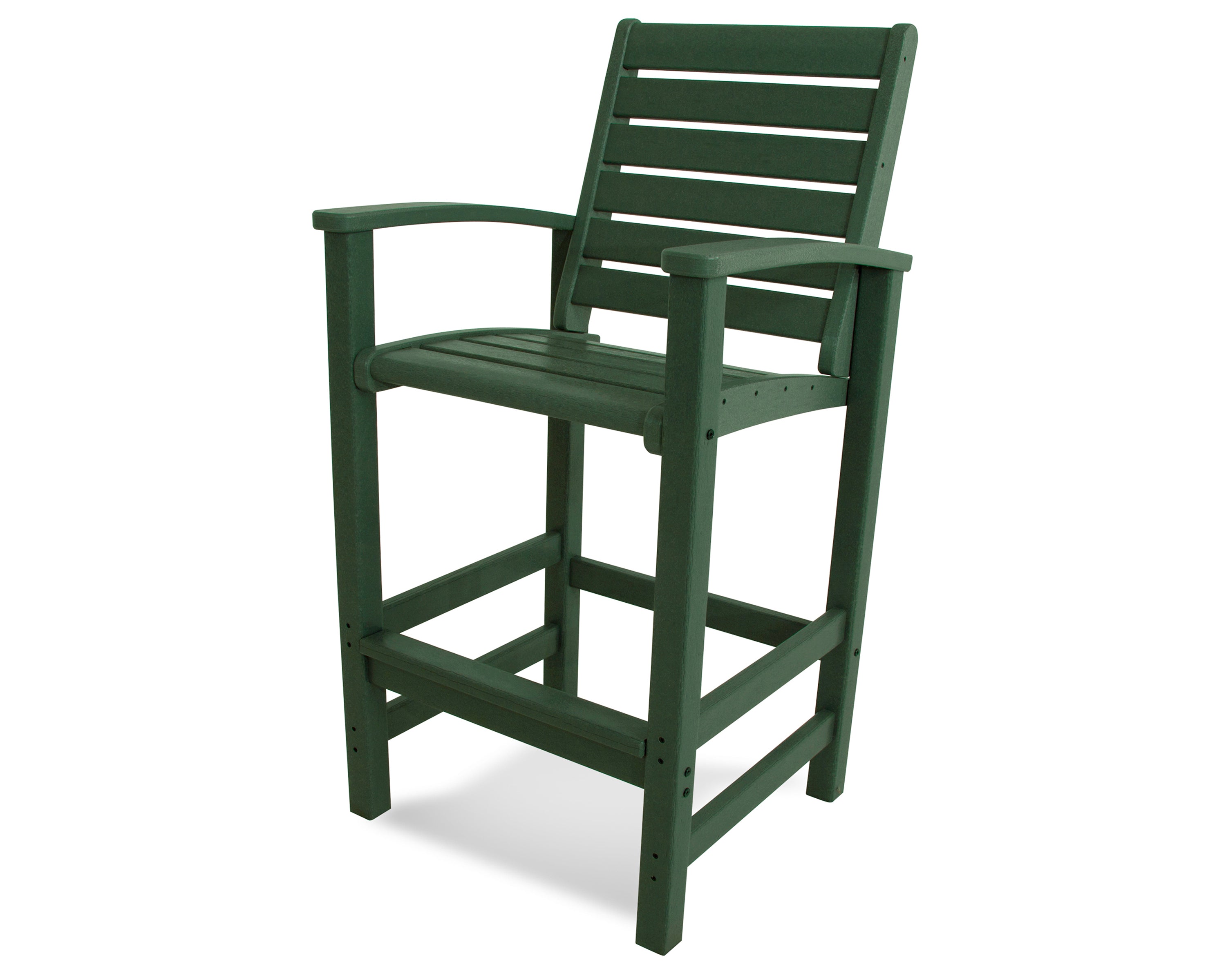 POLYWOOD® Signature Bar Chair in Green