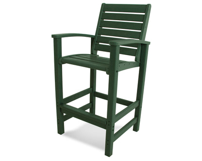 POLYWOOD® Signature Bar Chair in Green