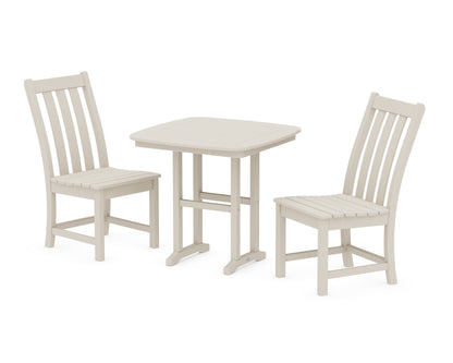 POLYWOOD® Vineyard Side Chair 3-Piece Dining Set in Sand