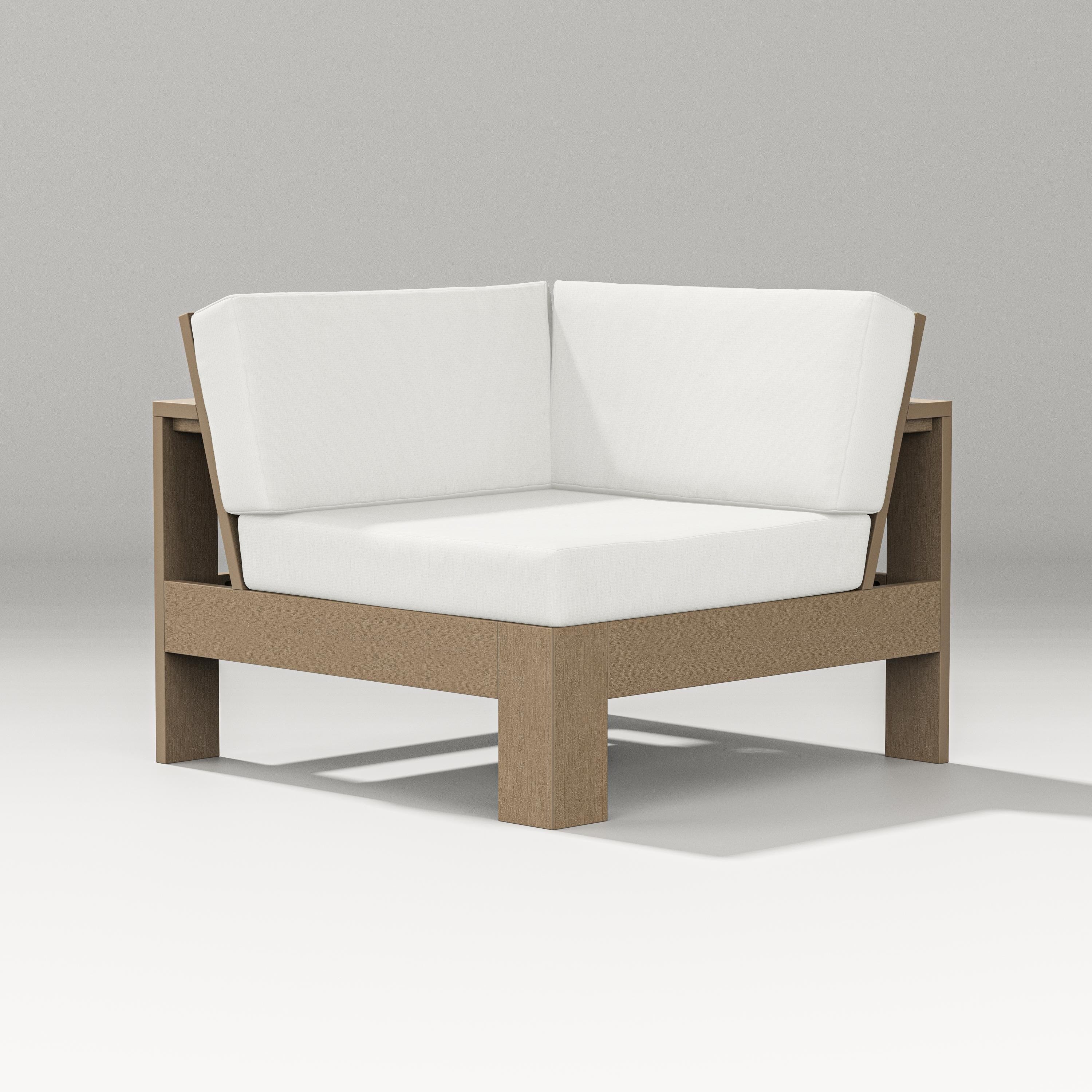 PW Designer Series Latitude Modular Corner Chair in Vintage Sahara / Natural Linen