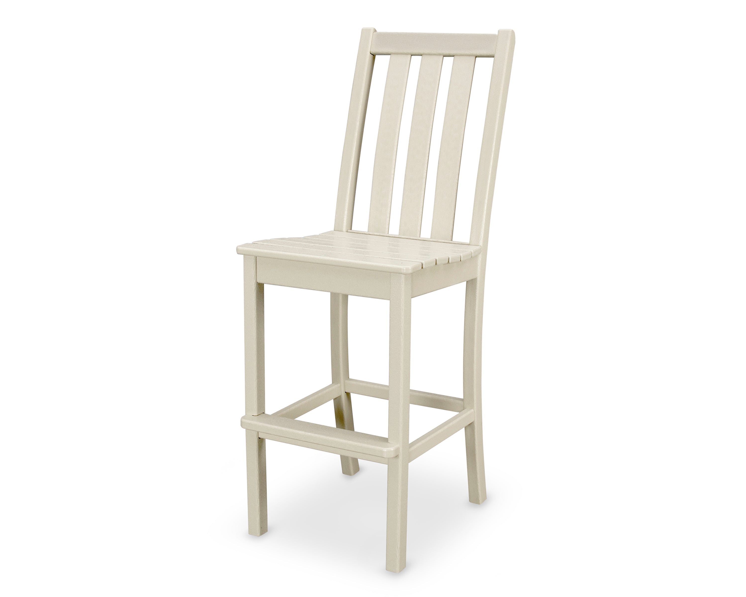 POLYWOOD® Vineyard Bar Side Chair in Sand