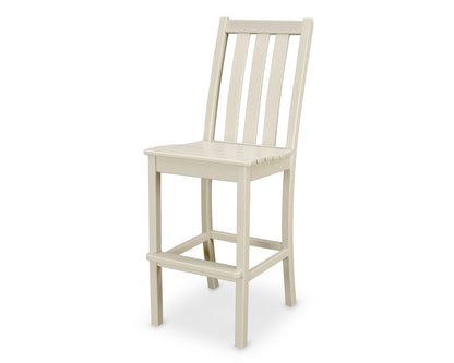 POLYWOOD® Vineyard Bar Side Chair in Sand