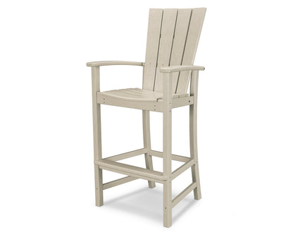 POLYWOOD® Quattro Adirondack Bar Chair in Sand